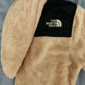 Girls North Face Fleece Hoodie zip up Jacket
